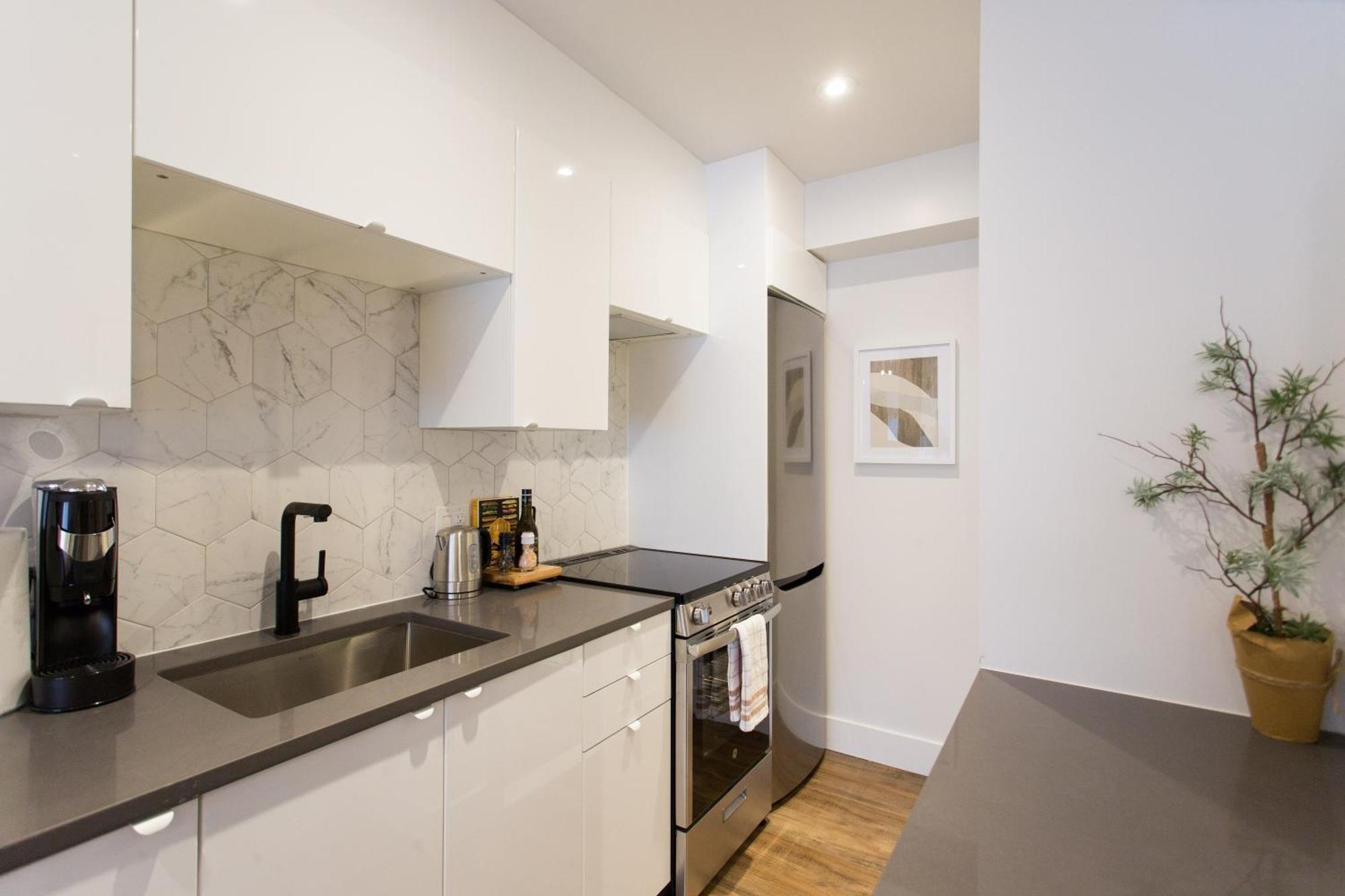 Scandinavian Studio With Full Kitchen And Bath By Den Stays Montréal Camera foto